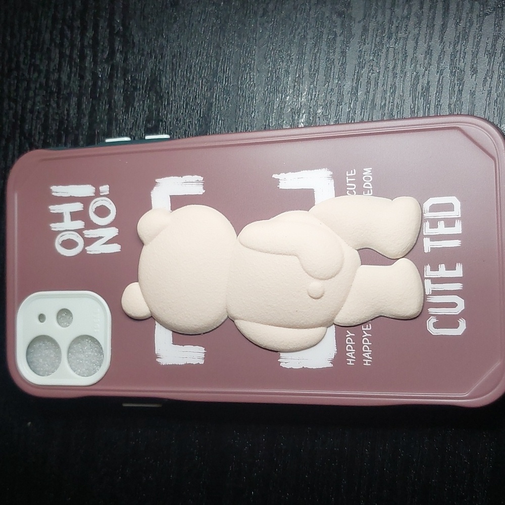 Iphone 11 funny bear case